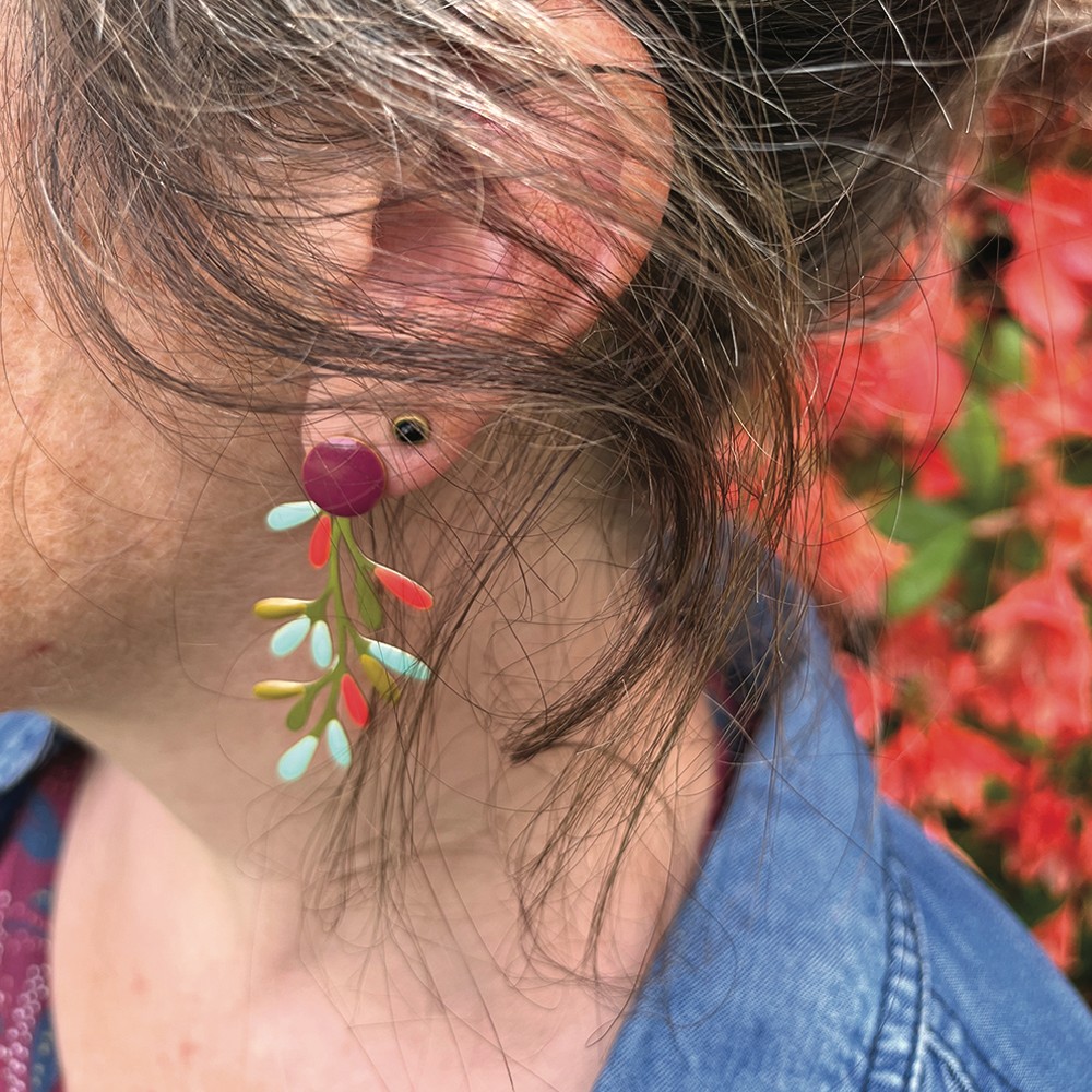 Boucles d'oreilles printanières